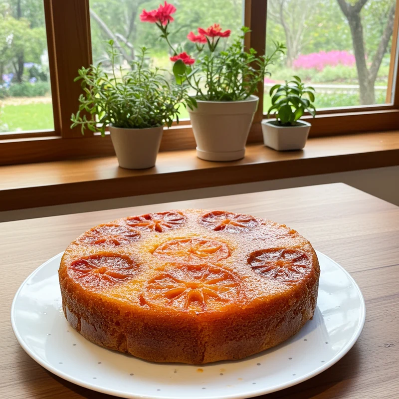 Upside Down Orange Cake