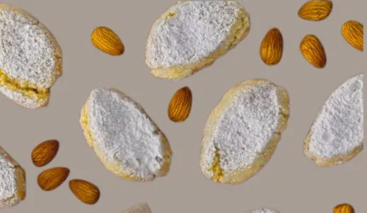 Gluten free biscuits called Ricciarelli