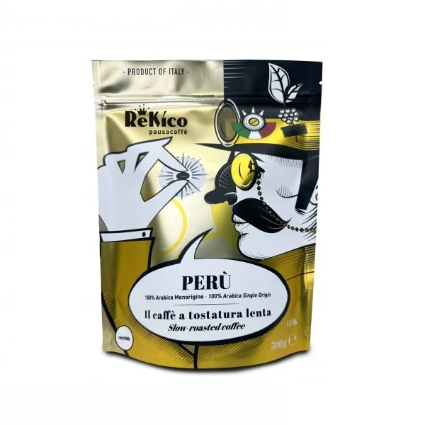 Caffè macinato 100% ARABICA PERU' 500 g - BIOLOGICO