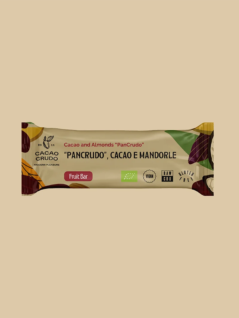 "PANCRUDO", CACAO E MANDORLE - BIO