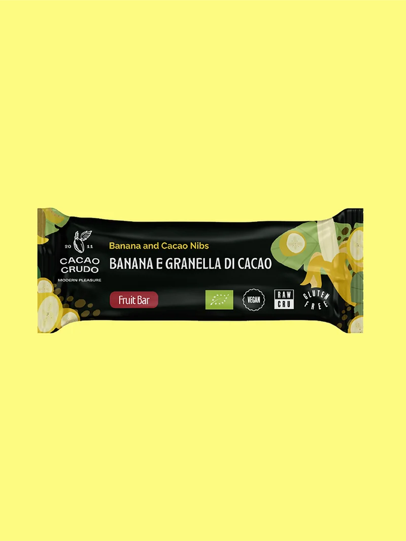 BARRETTA BANANA E GRANELLA DI CACAO - BIO