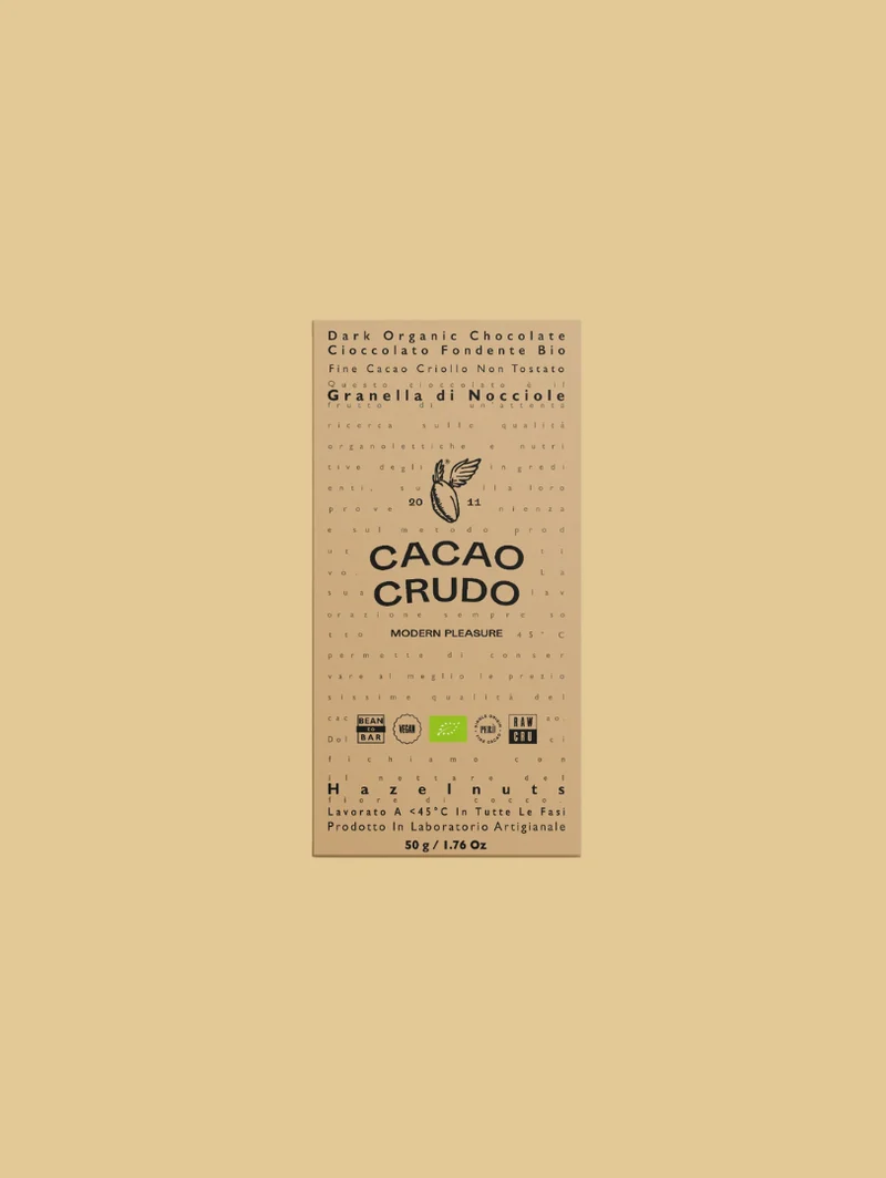 FONDENTE GRANELLA DI NOCCIOLA - BIO
