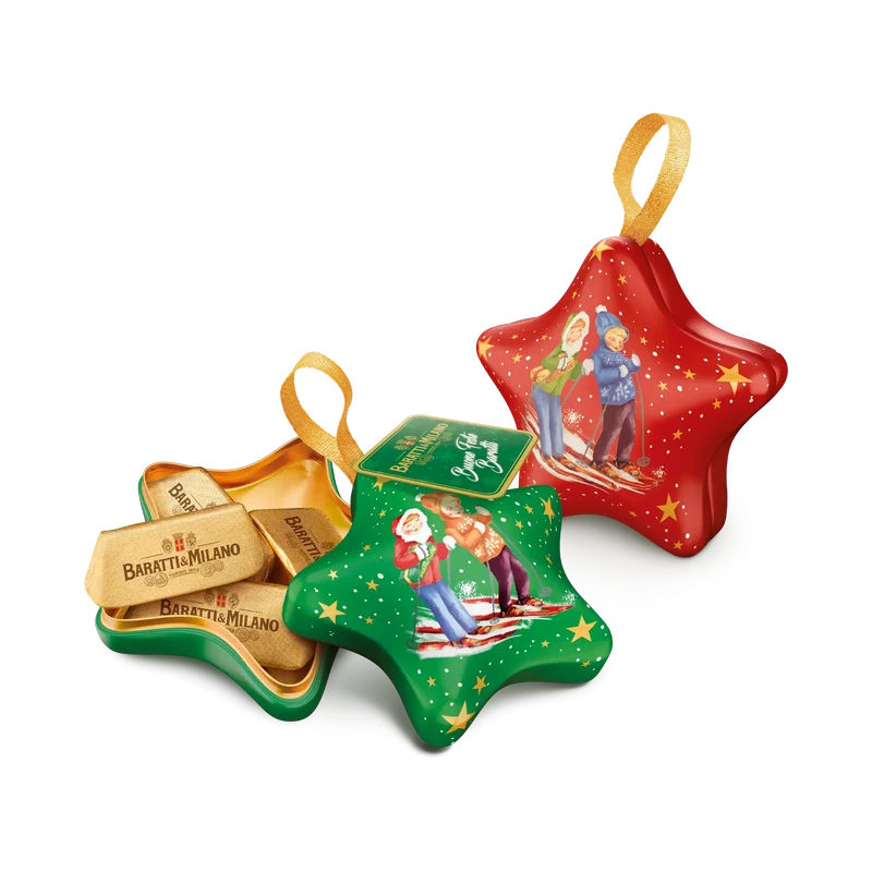 Stella Di Natale In Latta con Gianduiotti 38g