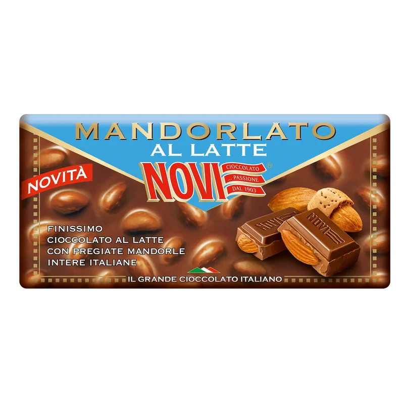 Novi Tavoletta Mandorlato Latte 100g