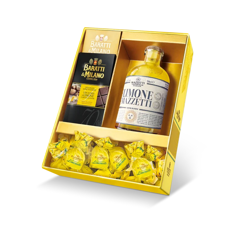 Confezione Gran Selezione e Limoncello Mazzetti 300g