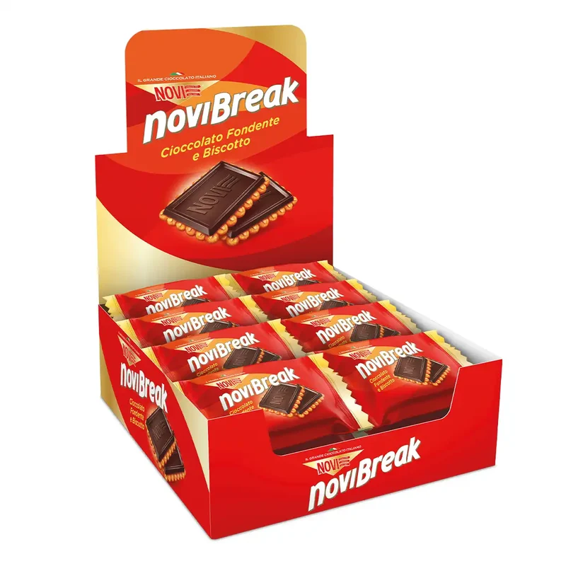 NoviBreak Fondente - 24 pack da 2 biscotti