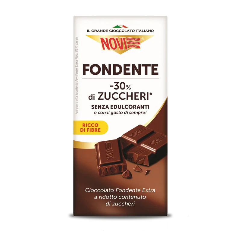 Novi Tavoletta Fondente -30% di zuccheri - 100g