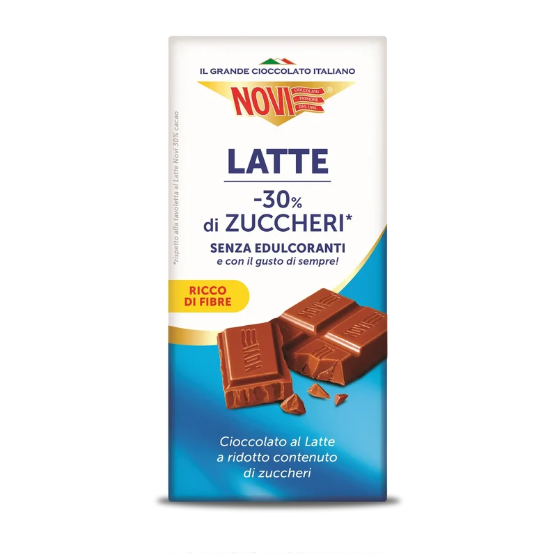 Novi Tavoletta al Latte -30% di zuccheri - 100g