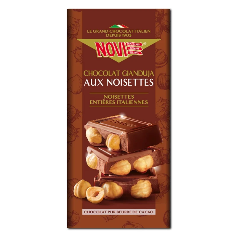 Nocciolato - Chocolat Gianduja aux Noisettes 130g