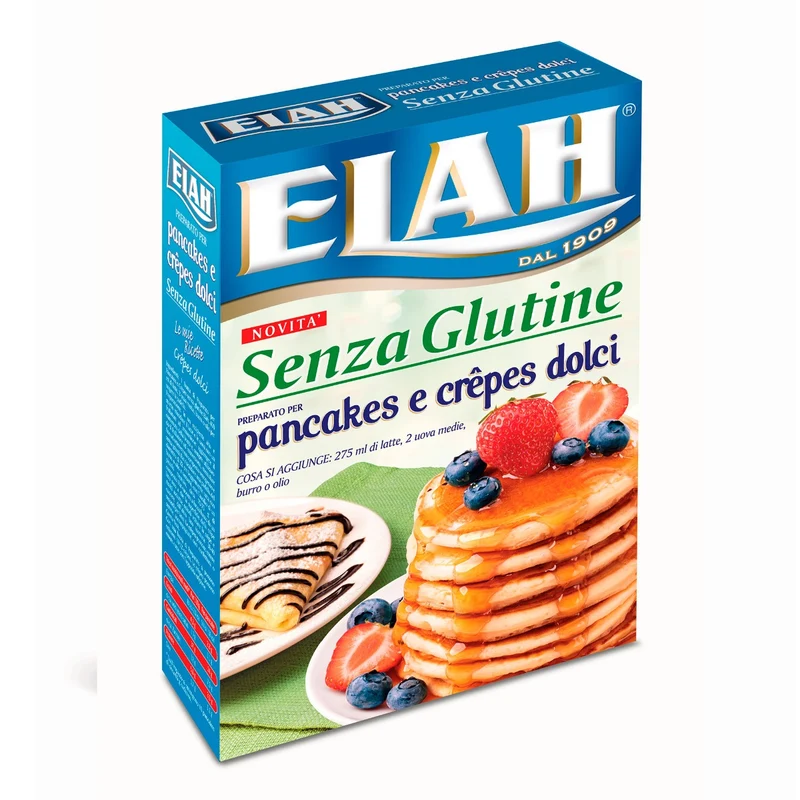 Preparato per Pancakes e Crêpes dolci Senza Glutine
