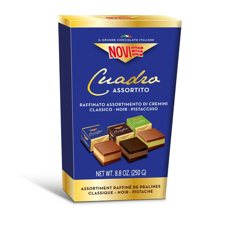 Astuccio Cuadro Assortiti 250g
