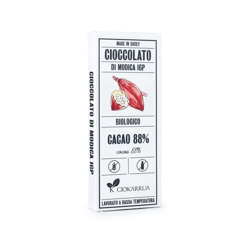 Cioccolato di Modica IGP Biologico - Cacao 88%