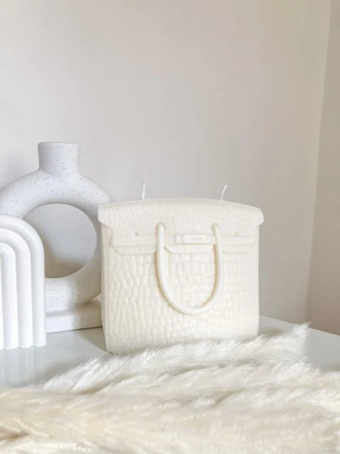 Stampo Large Borsetta Birkin Hermes Coccodrillo di 17 cm. Stampo in silicone anche per Candele
