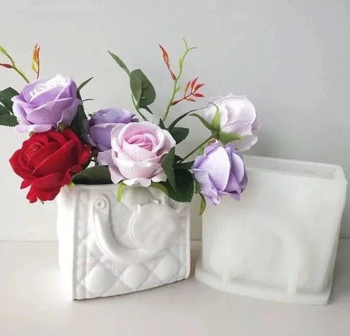 Borsa Dior Griffe. Stampo Borsetta in silicone anche per Candele