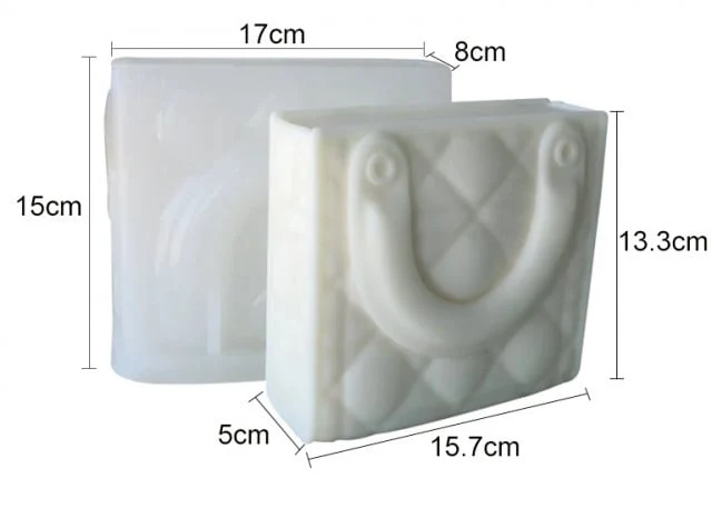 Borsa Dior Griffe. Stampo Borsetta in silicone anche per Candele