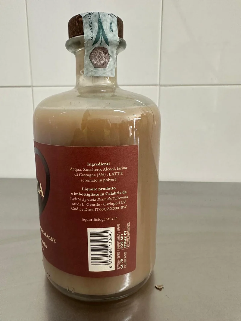 Liquore Crema di Castagne 50 cl
