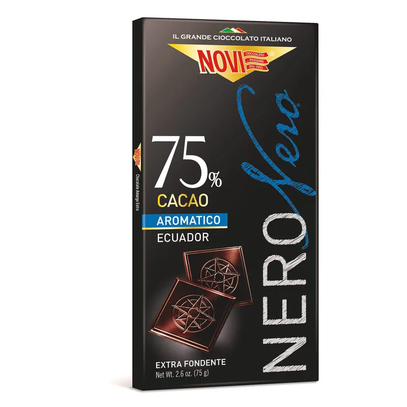 Novi Nero Nero 75% Cacao Ecuador 75g