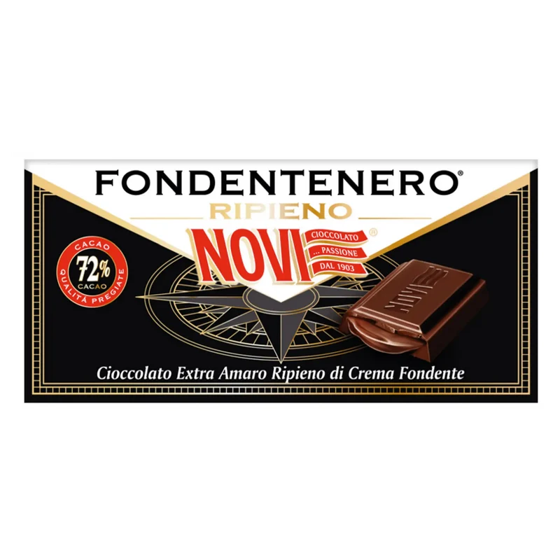 Novi Tavoletta Fondentenero Ripieno 105g