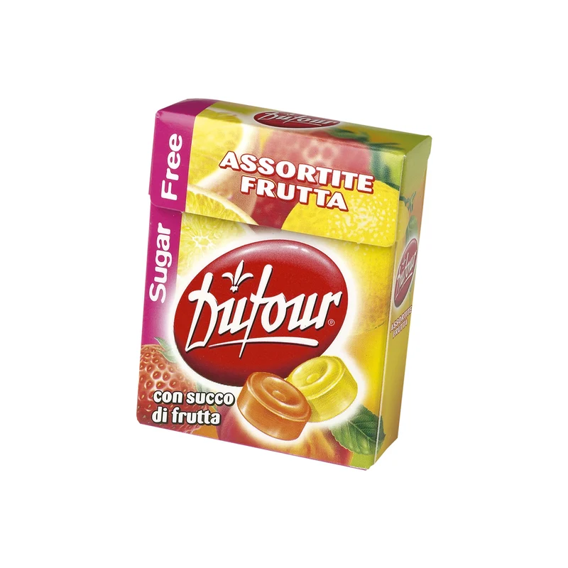 Sugarfree Assortite Frutta - Astuccio da 16g