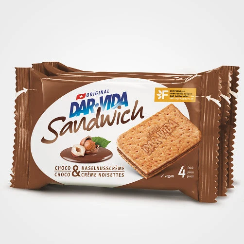 Cracker Sandwich Choco & Haselnuss crème