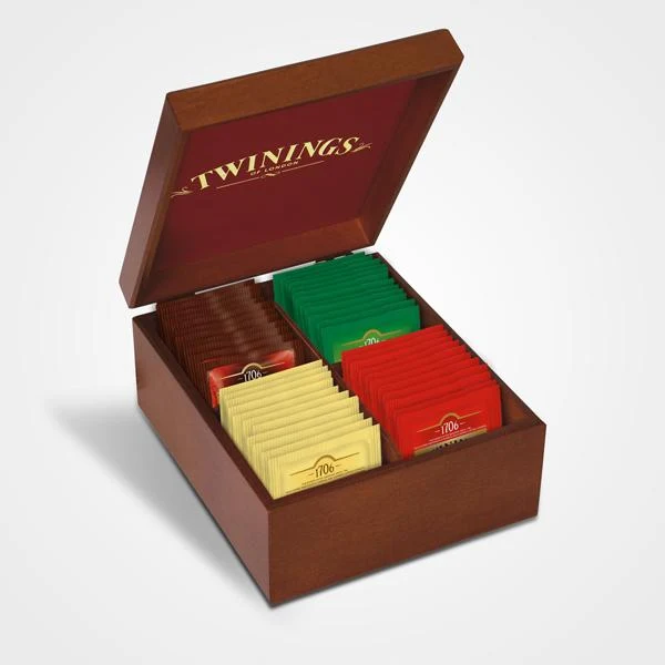 Twinings Confezione esclusiva Cofanetto in legno Selezione Mista 40 filtri