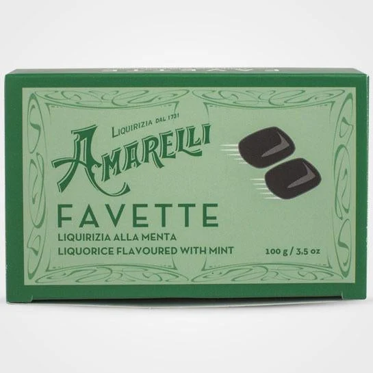 Liquirizia alla menta Green Favette Amarelli 100 gr