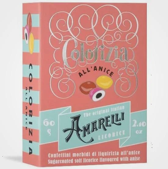 Liquirizia all'anice Colorizia Amarelli 60 gr
