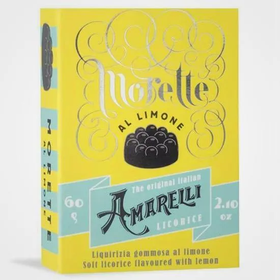 Liquirizia al limone Morette Amarelli 60 gr
