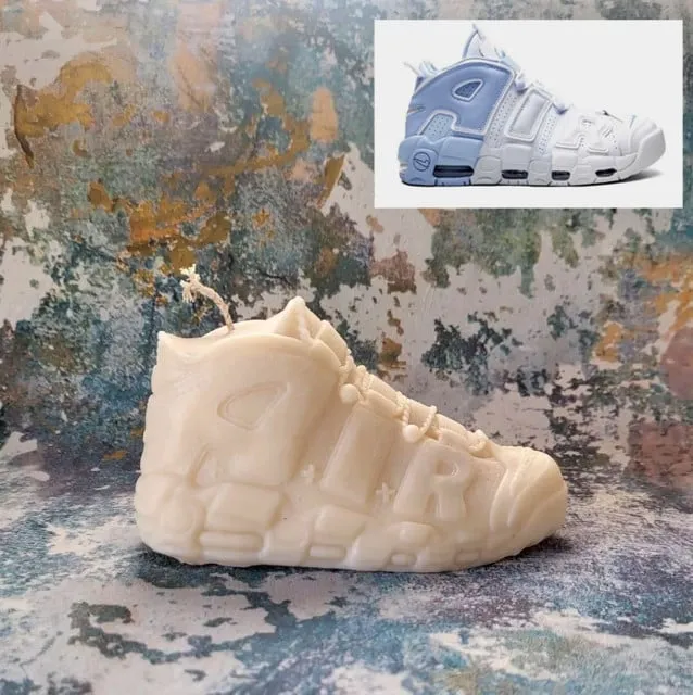 UPTEMPO. Scarpa Sneaker Nike Air di 13 cm. Stampo in silicone anche per Candele