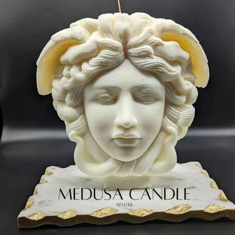 Medusa Versace di 18 cm. Grande Stampo in silicone anche per Candele