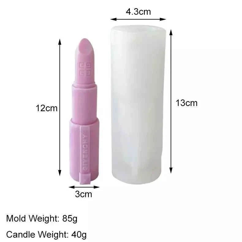 Rossetto Dior Givenchy e YSL. Stampo in silicone anche per Candele