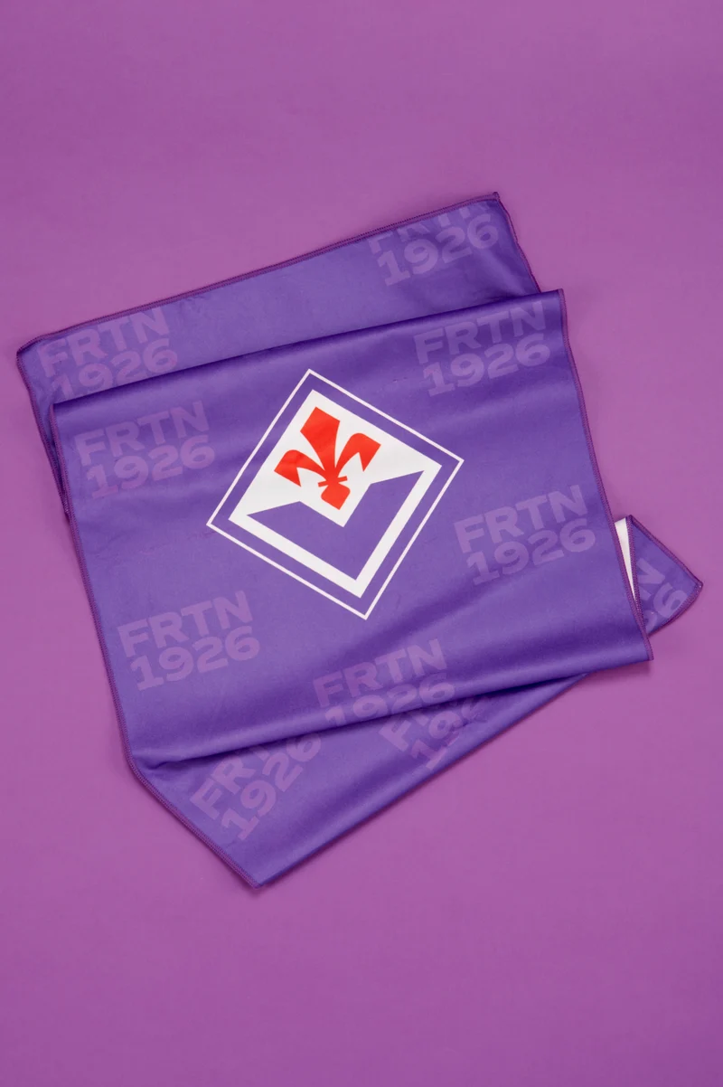 Telo del tifoso Fiorentina Ufficiale ICAM con Praline di Cioccolato al Latte e Crema di Nocciola 80g