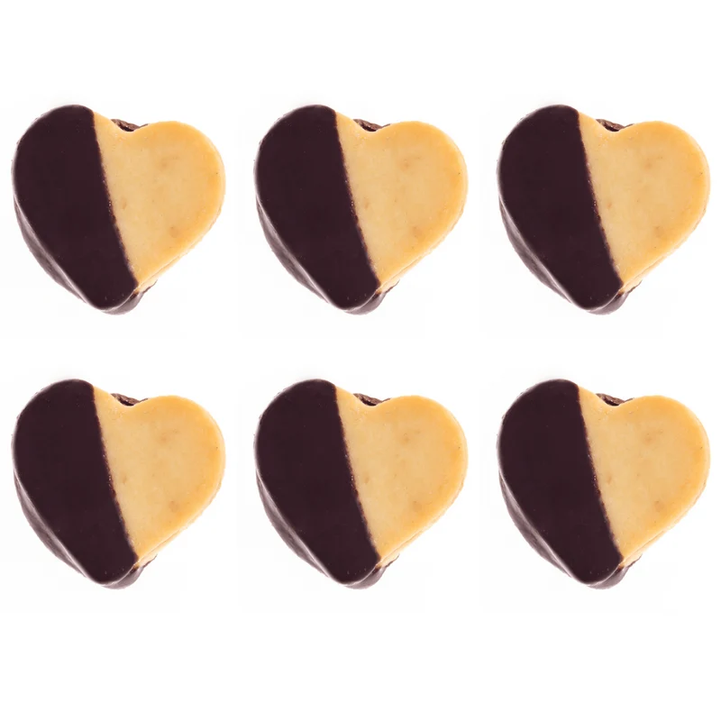 Biscotti Cuore al burro e cioccolato