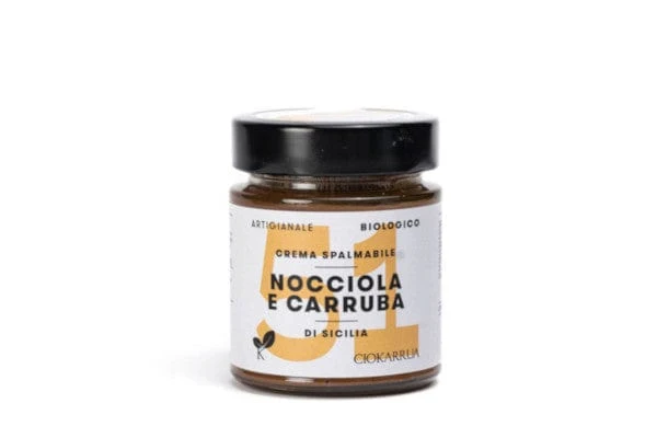 Crema Spalmabile Nocciola e Carruba di Sicilia BIO&VEGAN