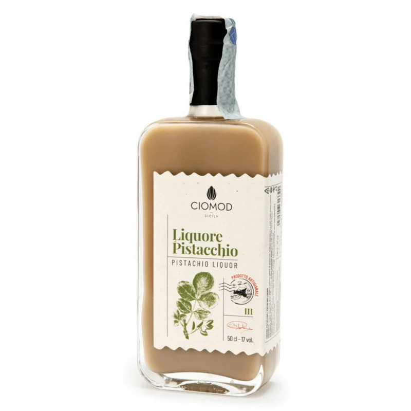 Liquore Artigianale al Pistacchio Ciomod - Linea Vintage 50 cl