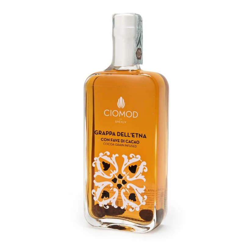 Grappa dell'Etna con Fave di Cacao - 50 Cl