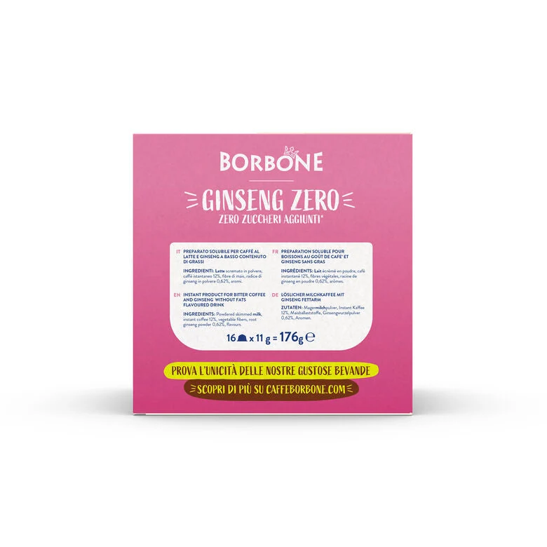 Ginseng Zero capsule compatibili Nescafè Dolce Gusto16 capsule