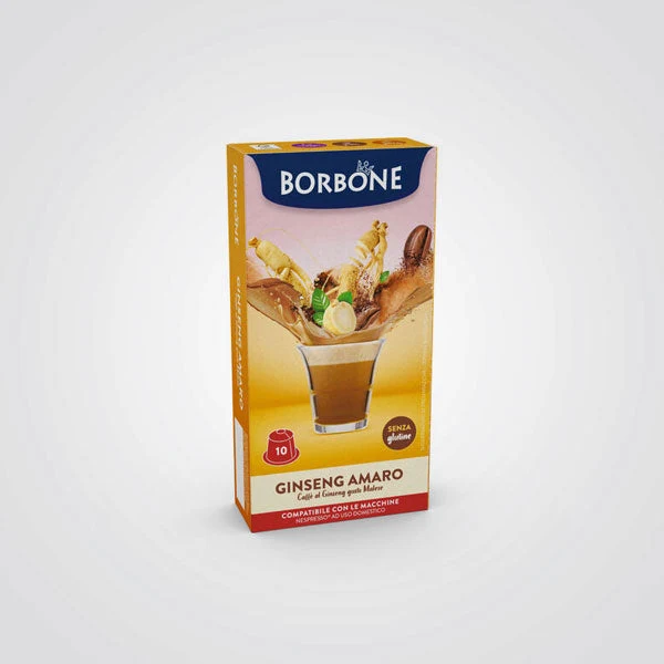 Caffè Ginseng Amaro capsule compatibili Nespresso * 10 capsule