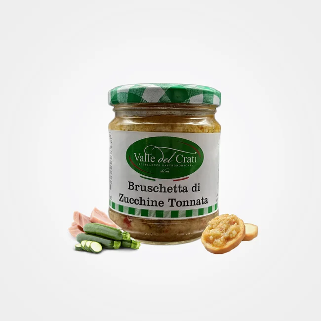 Bruschetta di zucchine tonnate