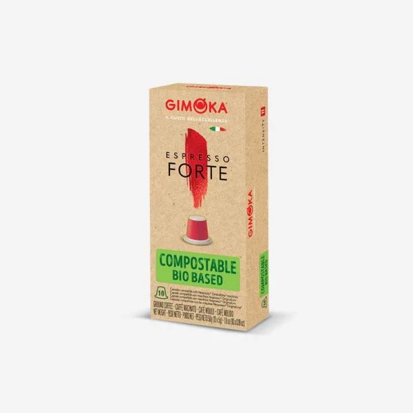 Caffè compatibile compostabile Nespresso * Forte 10 cps