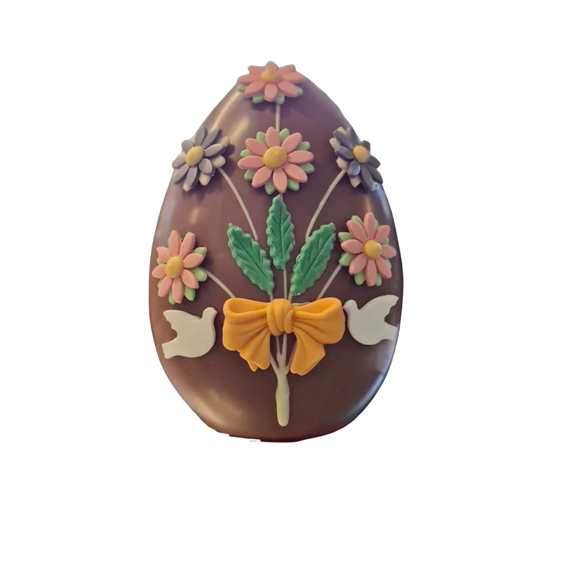 UOVO DI PASQUA “FIORI”. 500 GRAMMI