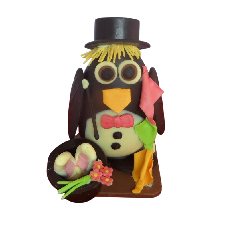 UOVO DI PASQUA PINGUINO “IL MAGO”
