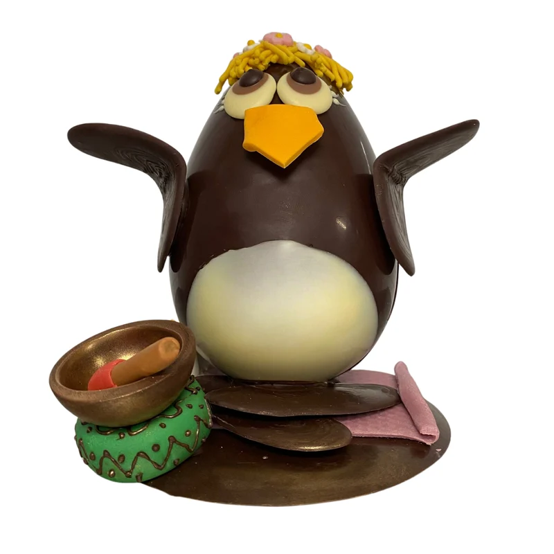 UOVO DI PASQUA PINGUINO “YOGA” 500 GRAMMI