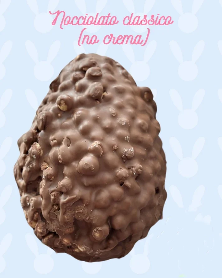 Uovo Nocciolato Croccante 1 kg. SENZA GLUTINE.