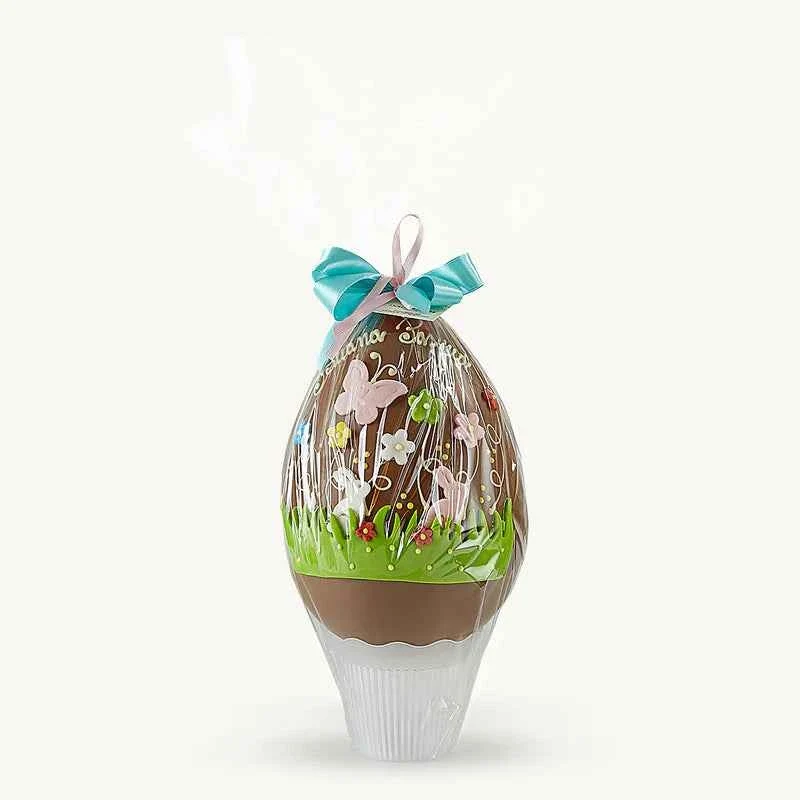 Uovo decorato con dedica personalizzata