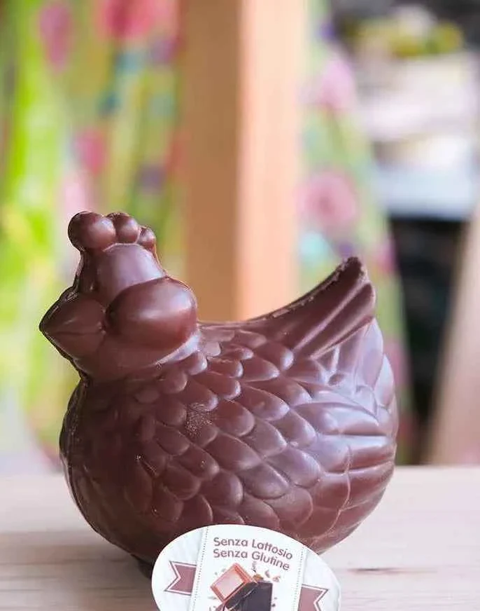 Chioccia di Cioccolato. Senza Glutine-Senza Lattosio-Vegan