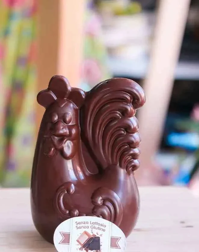 Gallo di cioccolato. Senza Lattosio-Senza Glutine-Vegan