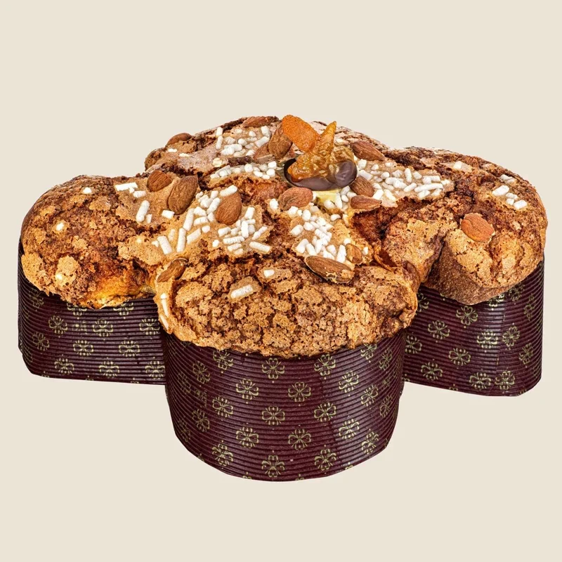 Colomba artigianale senza lattosio Cuore d'Albicocca,con glassa alle mandorle. 1 KILO.
