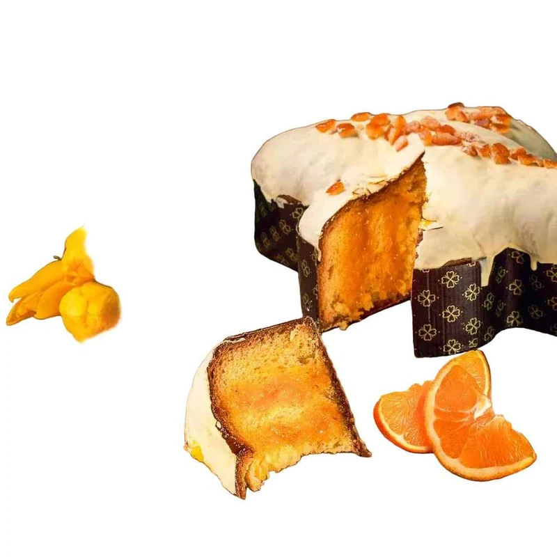 Colomba Artigianale Farcita con Crema all'Arancia di Sicilia 1kg
