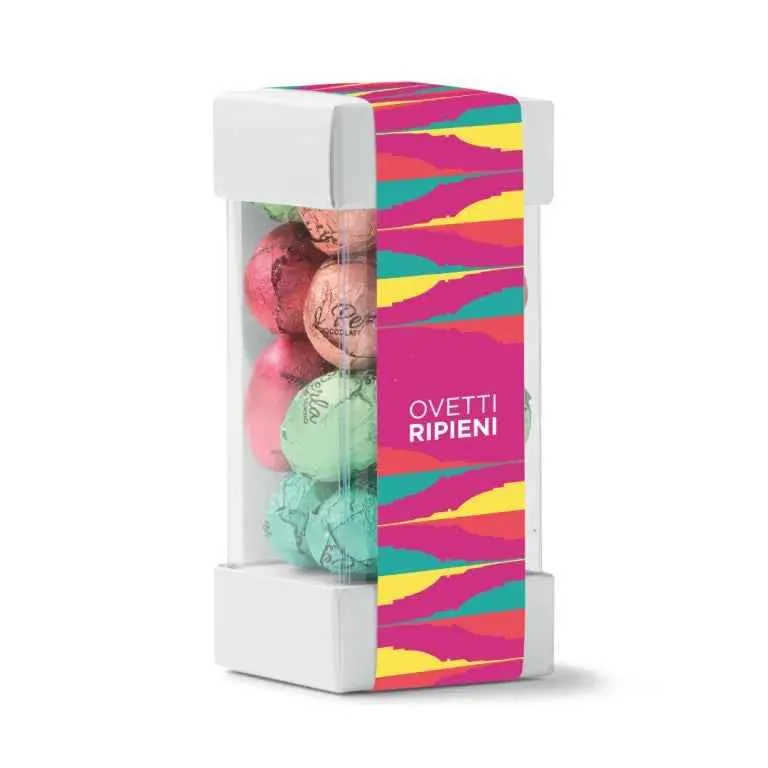 Uovo di Cioccolato Ovetti di Cioccolato ripieni assortiti Torretta 90g